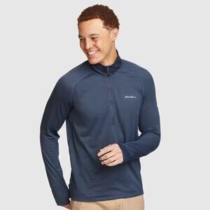 NWT Eddie Bauer Men's High Route Grid Air 1/4-Zip Size Medium